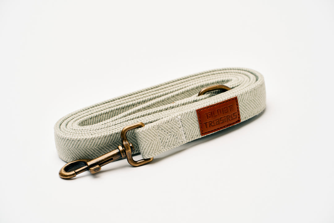 Green Tweed Herringbone Premium Dog Harness