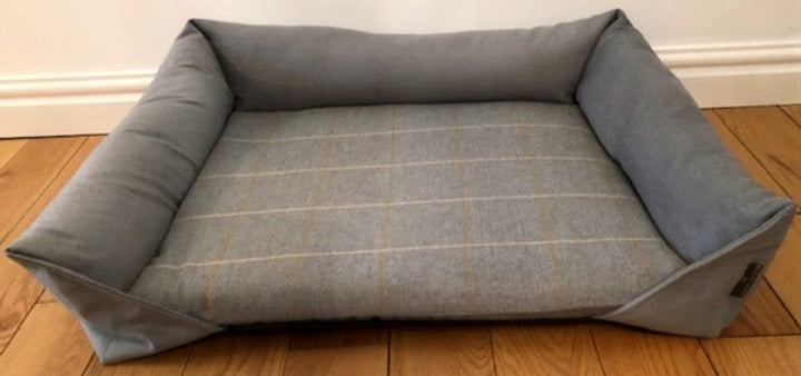 Fabric Pattern Memory Foam Sofa Dog Bed