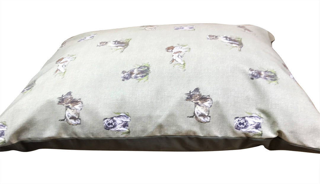 Country Dogs Cushion 90cm x 60cm (One Size Only)