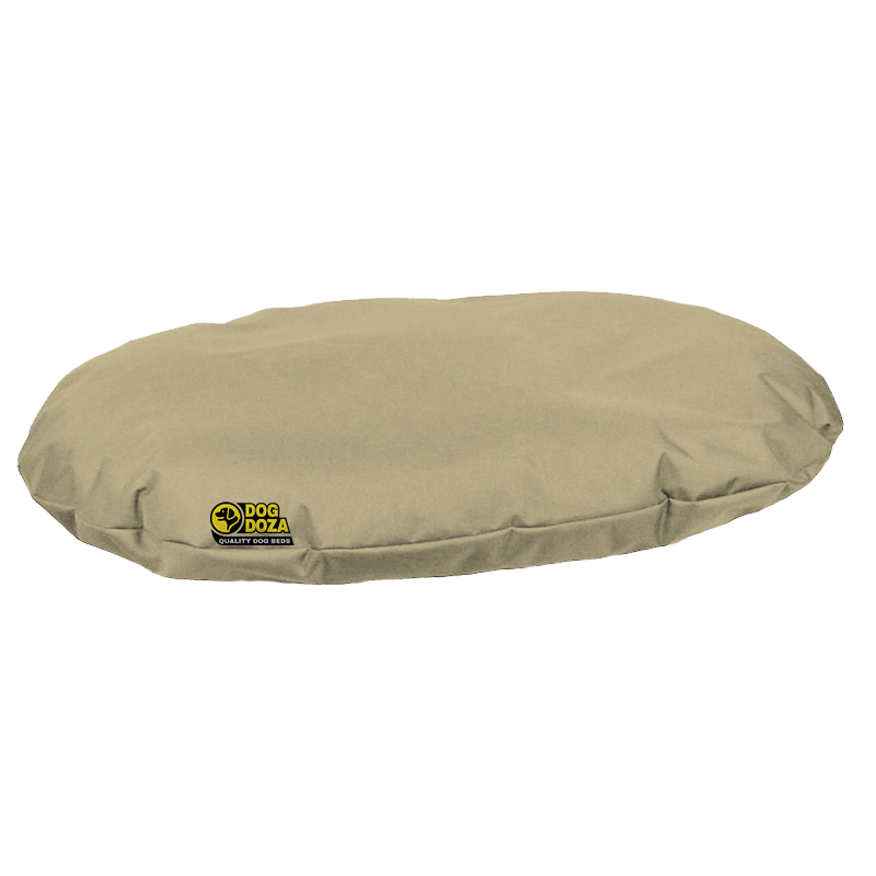 Waterproof Oval Fibre Filled Cushion Bed (Handmade in UK)