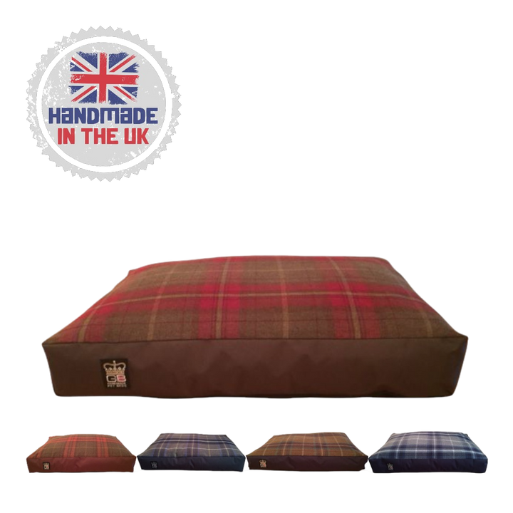 Deluxe Country Style Dog Mattress with Non-Slip Base