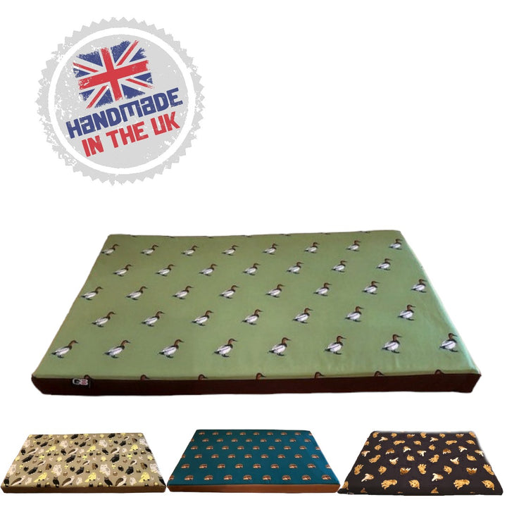 Nature Range Crate / Travel Flat Mat Bed - 7cm Thick - Non-Slip (90cm x 70cm)