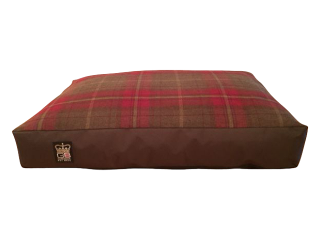 Deluxe Country Style Dog Mattress with Non-Slip Base