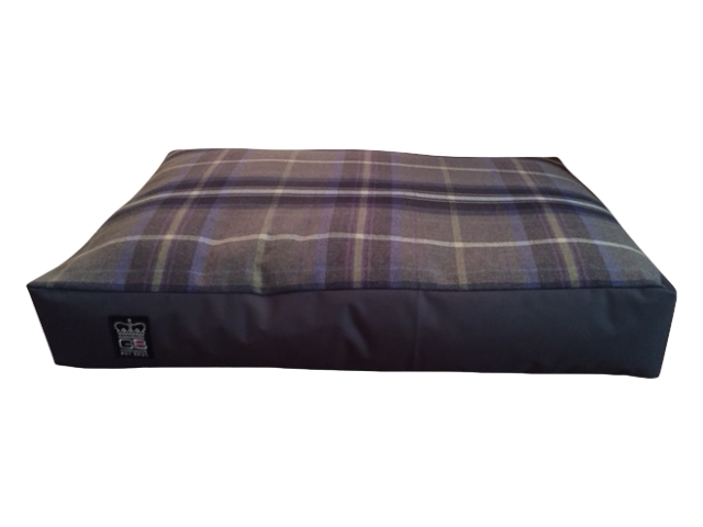 Deluxe Country Style Dog Mattress with Non-Slip Base