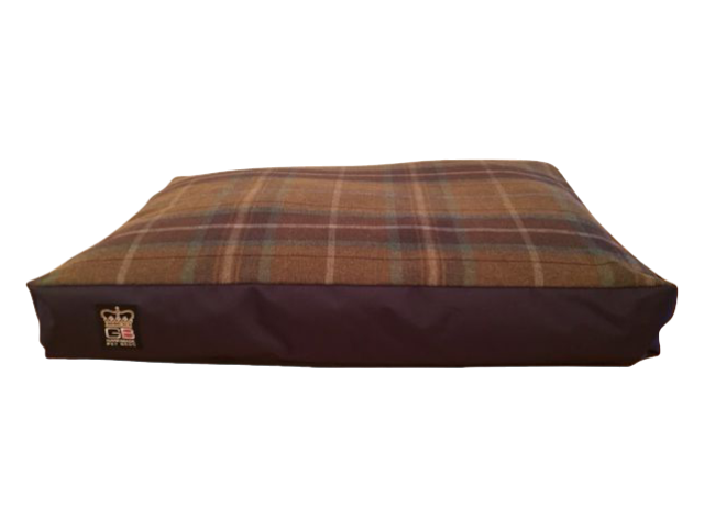 Deluxe Country Style Dog Mattress with Non-Slip Base